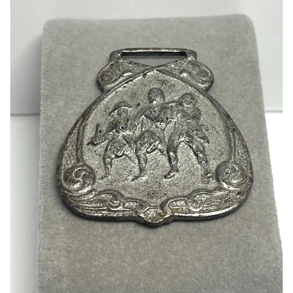 Pocket Watch Fob American Minute Men - Metal - Vintage